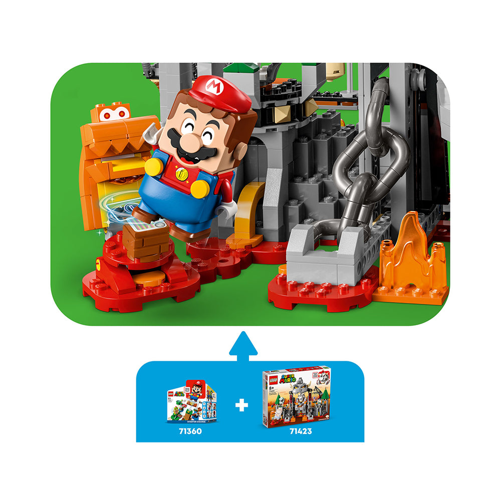 LEGO Super Mario Dry Bowser Castle Battle Expansion Set 71423 (1,321 Pieces)