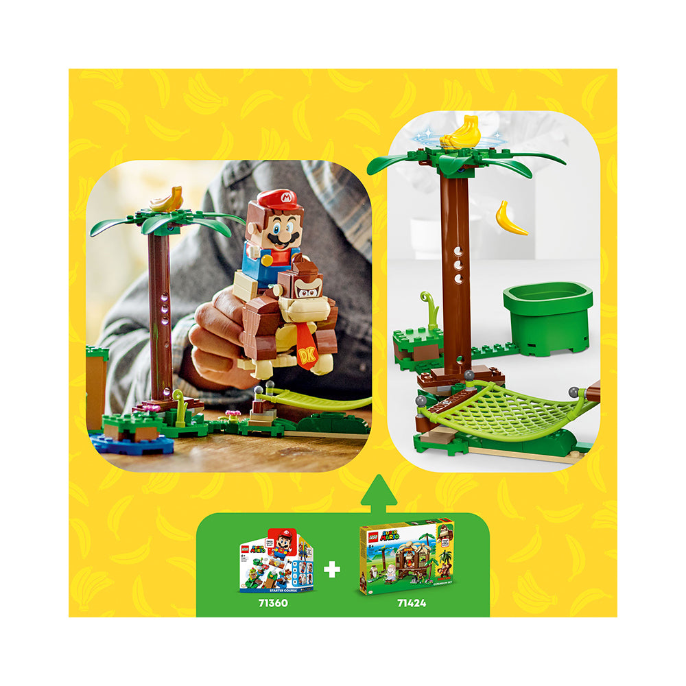 LEGO Super Mario Donkey Kong’s Tree House Expansion Set 71424 Building Toy Set (555 Pieces)