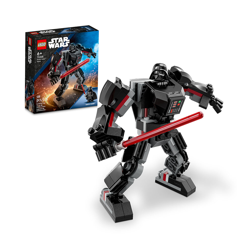 LEGO Star Wars Darth Vader Mech 75368 Building Toy Set (139 Pieces)