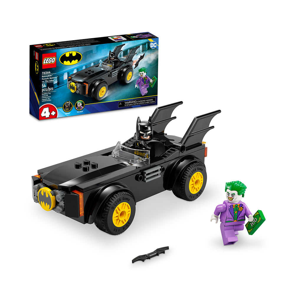 LEGO DC Batmobile Pursuit: Batman vs. The Joker 76264 Building Toy Set (54 Pcs)