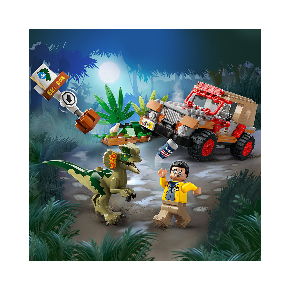 Lego Jurassic Park Dilophosaurus Ambush 76958 Building Set 211 Pieces Mastermind Toys 3186