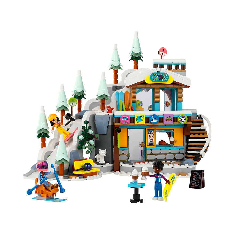 LEGO Friends Holiday Ski Slope and Café 41756 Building Toy Set (980 Pieces)