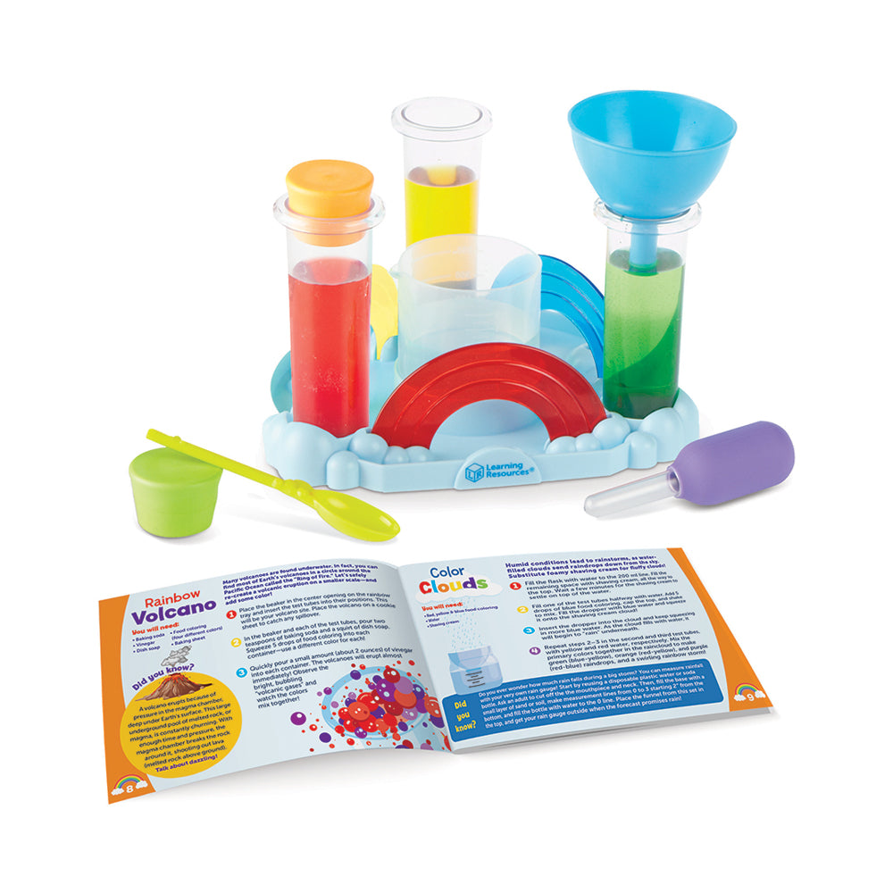 Rainbow Reaction Preschool Science Lab