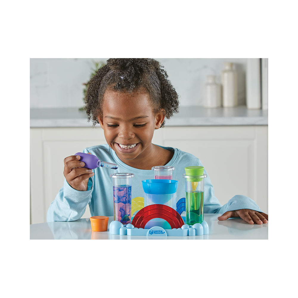 Rainbow Reaction Preschool Science Lab