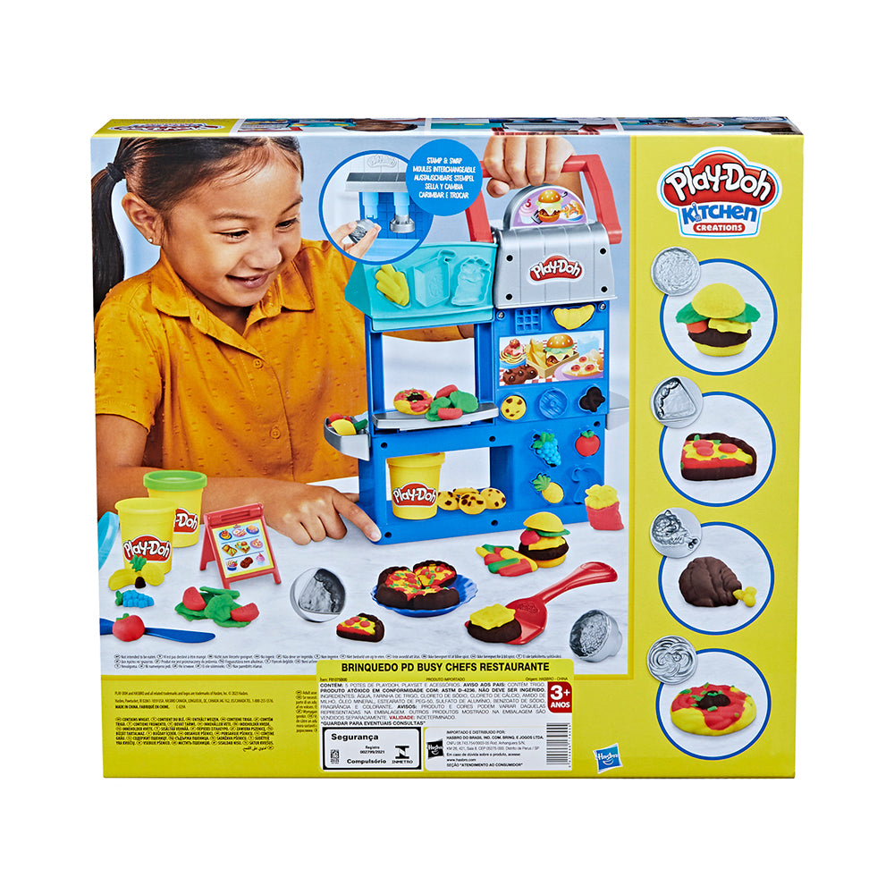 Play-Doh Kitchen Creations Busy Chef's Restaurant Playset