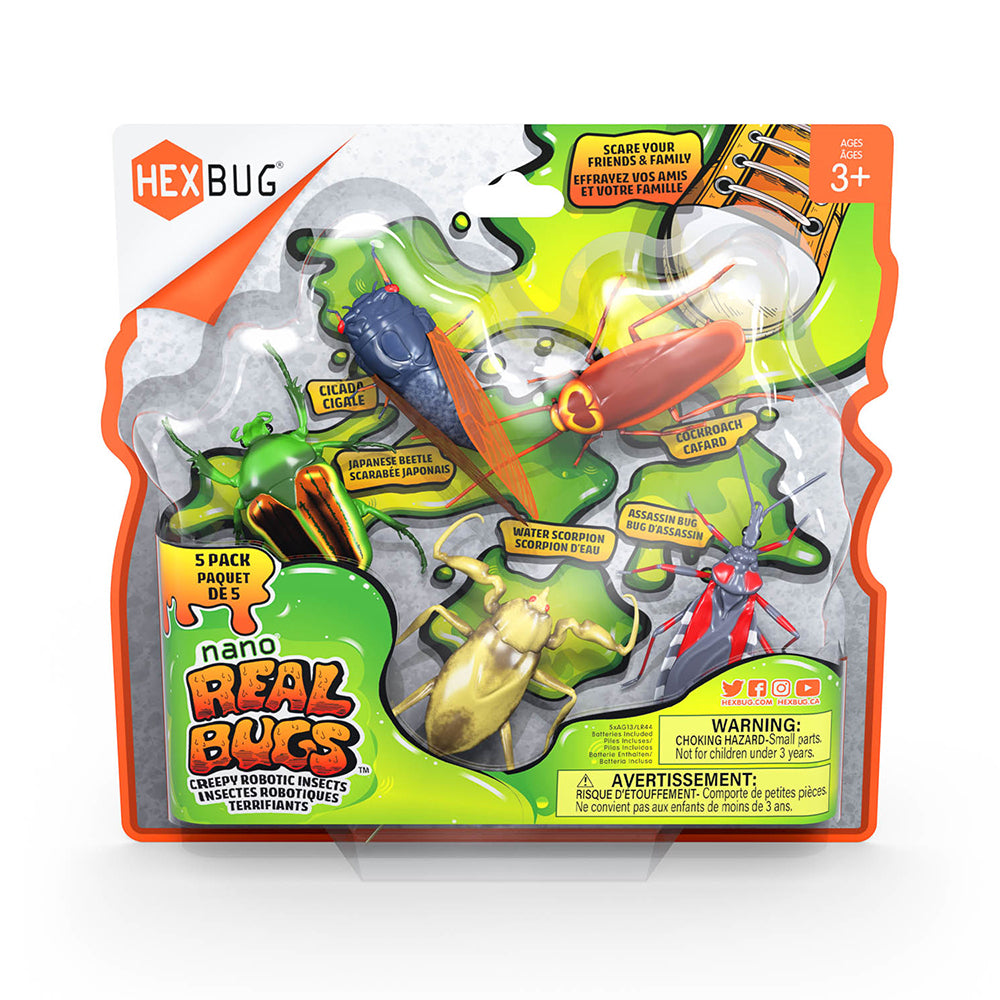 Hexbug Real Bugs Nano 5 Pack | Mastermind Toys