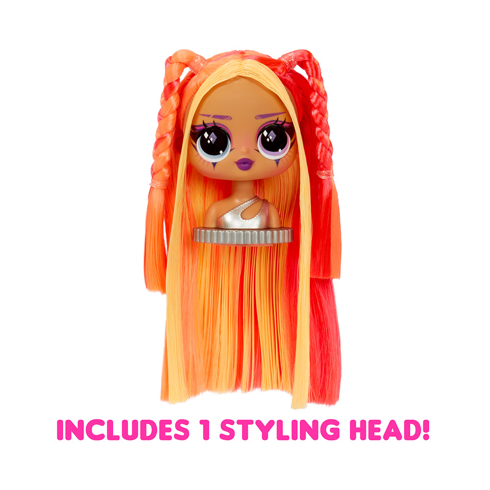 Lol surprise doll with orange pigtails and white deals bows