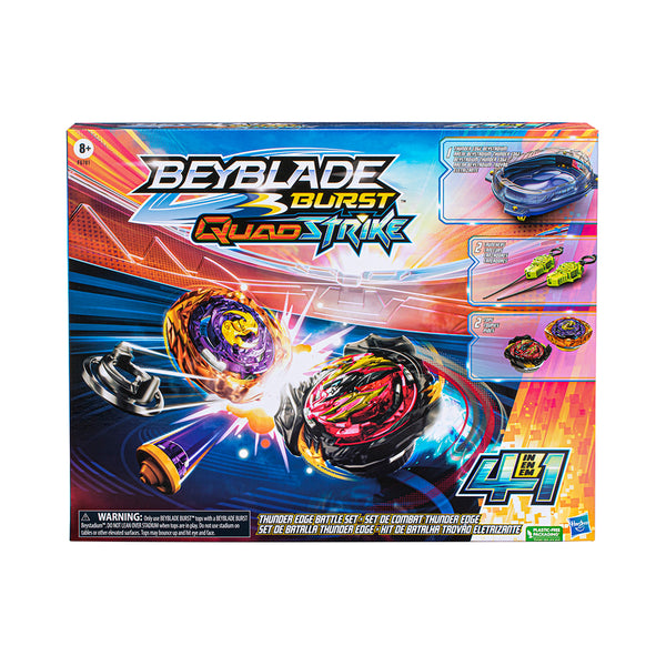Beyblade Burst QuadStrike Thunder Edge Battle Set Mastermind Toys
