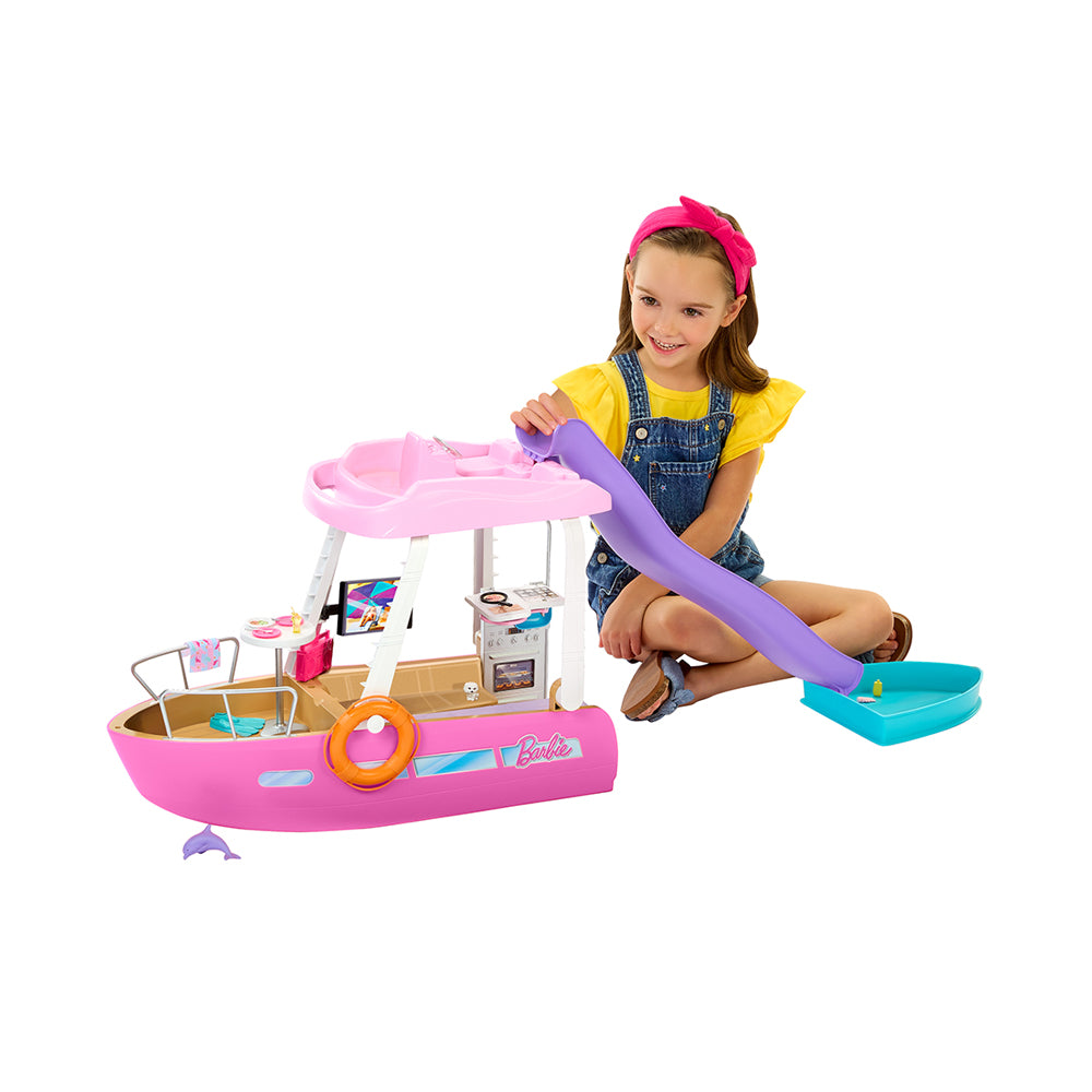 Barbie Dream Boat Playset With Pool, Slide And 20+ Accessories