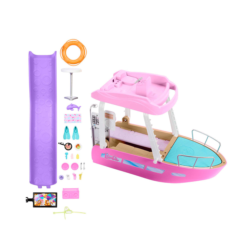 Barbie Dream Boat Playset With Pool, Slide And 20+ Accessories