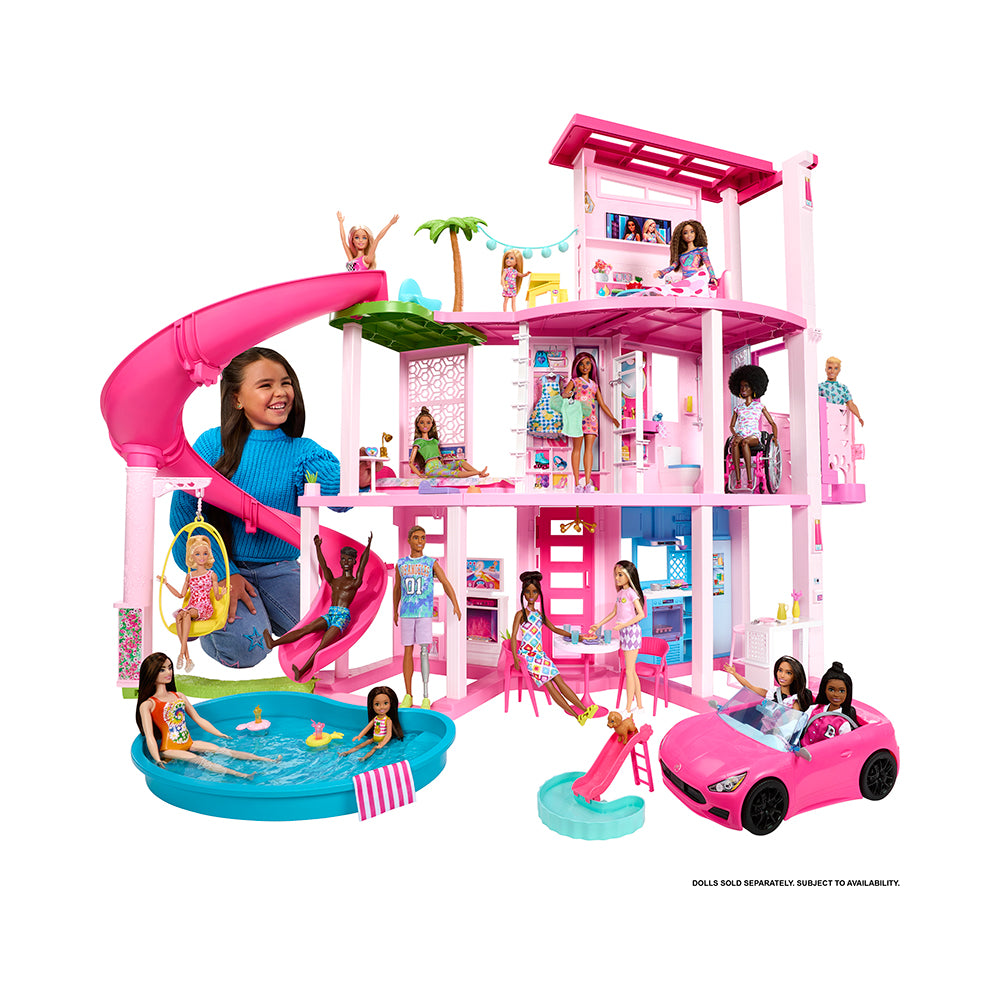 Barbie dream house pink sale