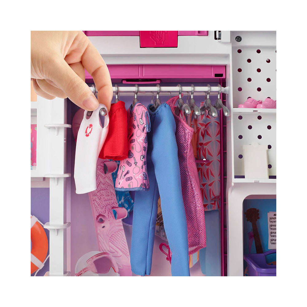 Barbie GBK10 Dream Closet Fashion Wardrobe with Barbie Doll and
