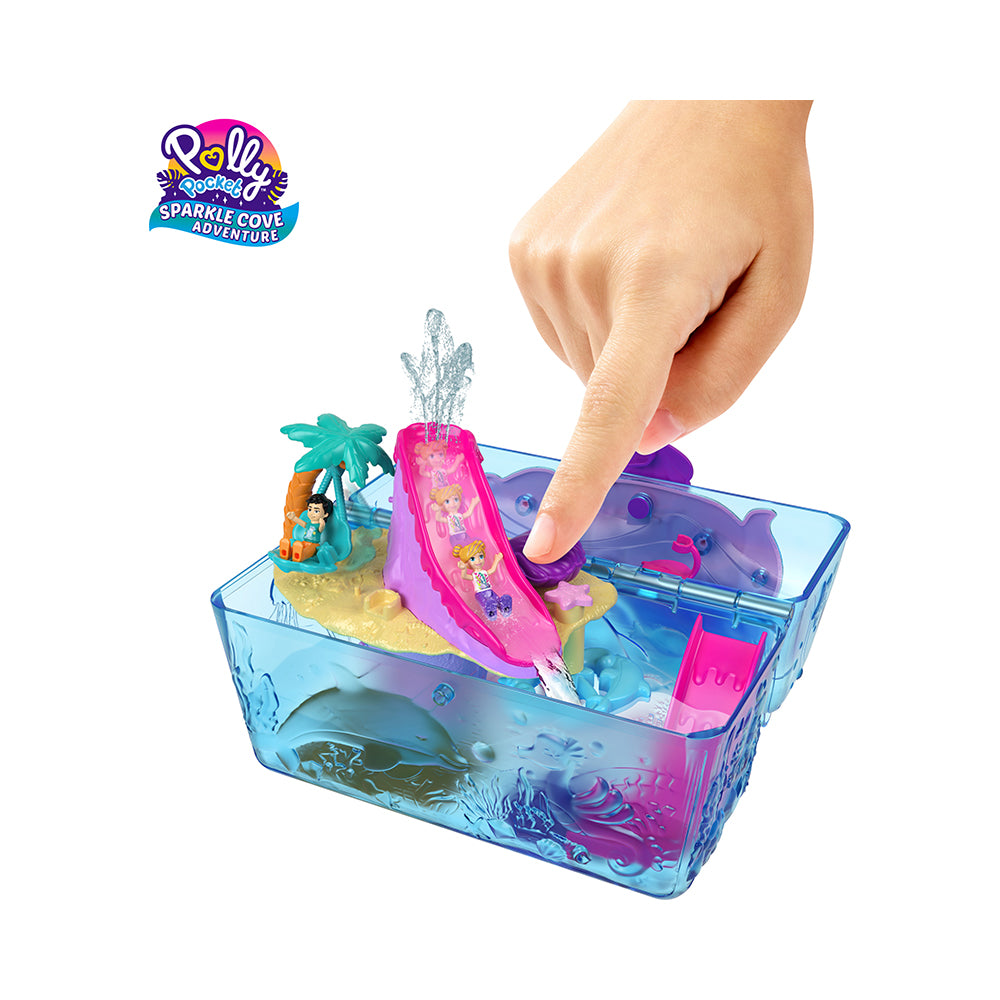 Polly Pocket Sparkle Cove Adventure Island Treasure Chest