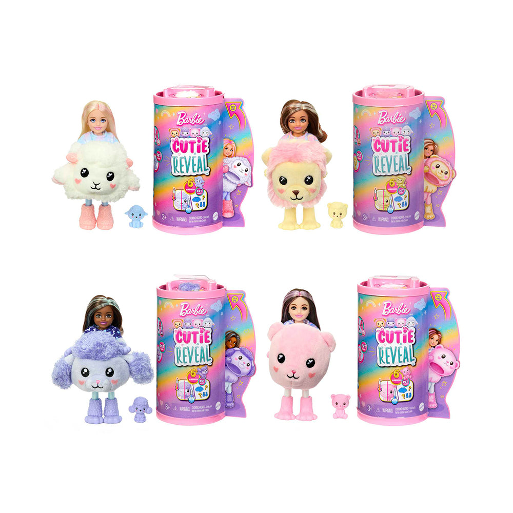 Barbie Cutie Reveal Cozy Cute Tees Series Chelsea Small Dolls & Accessories