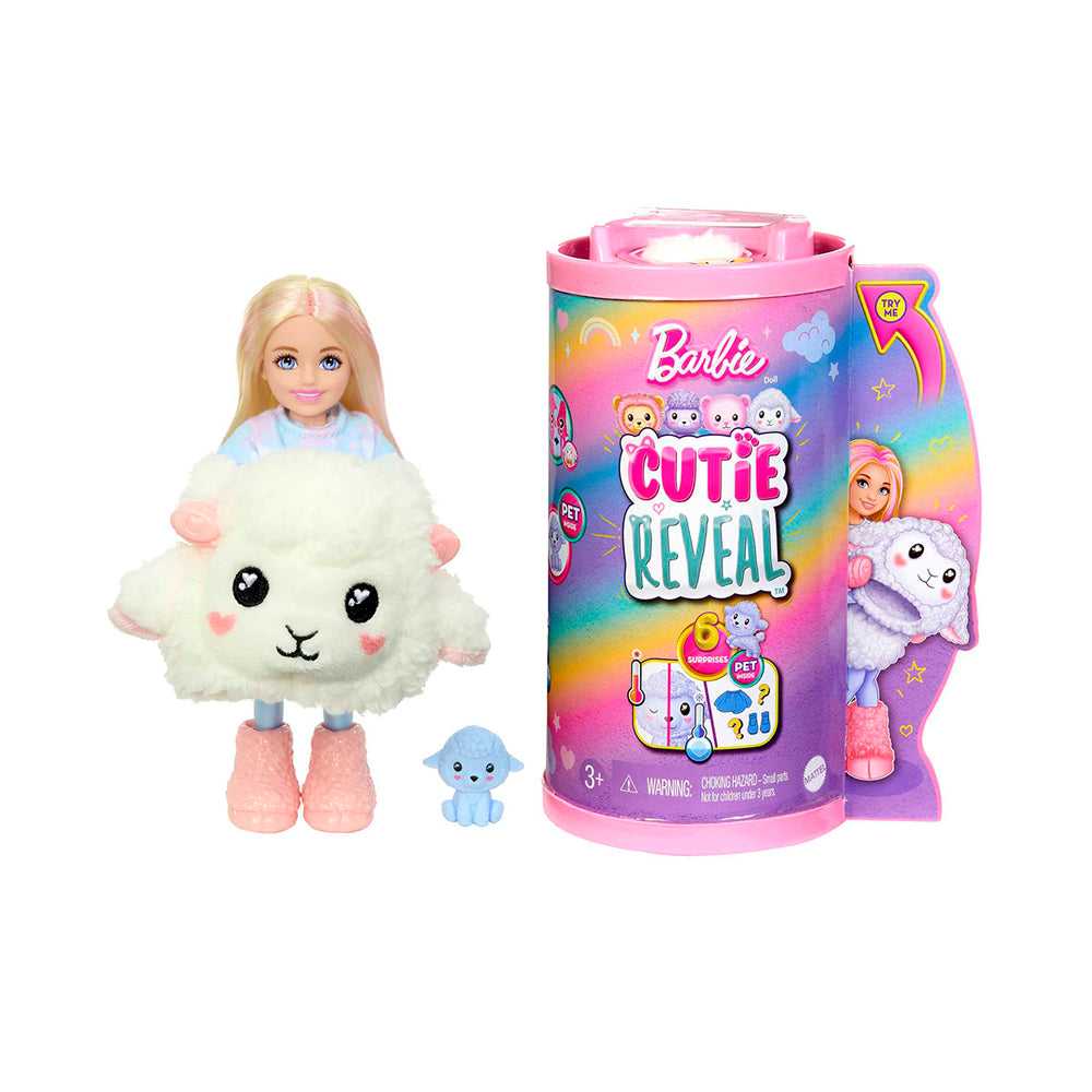 Barbie Cutie Reveal Cozy Cute Tees Series Chelsea Small Dolls & Accessories