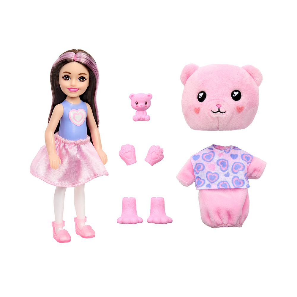 Barbie Cutie Reveal Cozy Cute Tees Series Chelsea Small Dolls & Accessories