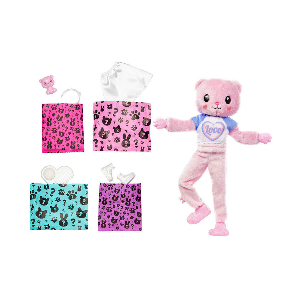 Barbie Cutie Reveal Cozy Cute Tees Series Doll & Accessories With 10 Surprises