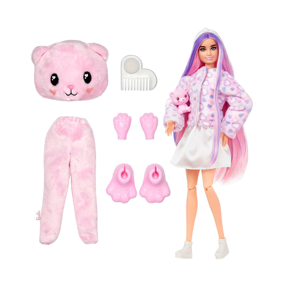 Barbie Cutie Reveal Cozy Cute Tees Series Doll & Accessories With 10 Surprises