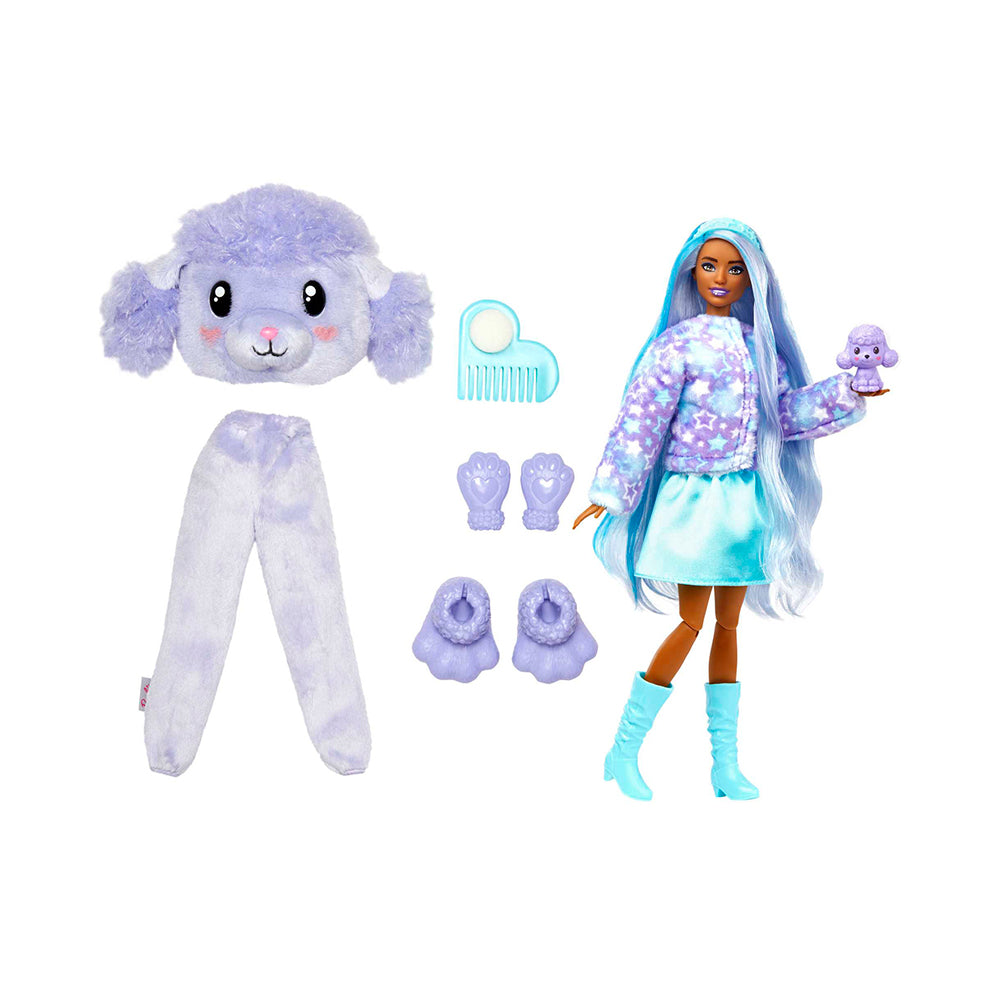 Barbie Cutie Reveal Cozy Cute Tees Series Doll & Accessories With 10 Surprises