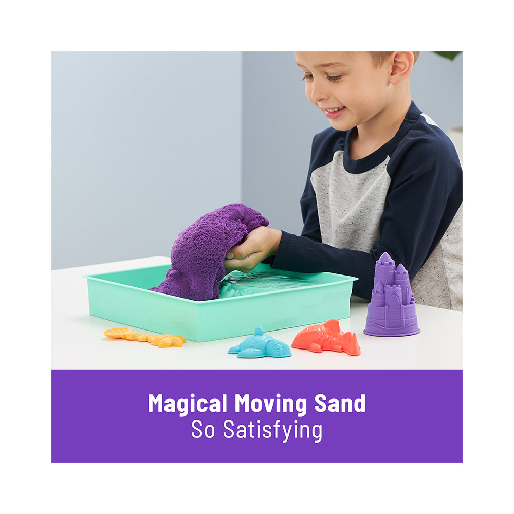 Kinetic Sand Sandbox Set V2 Purple Mastermind Toys