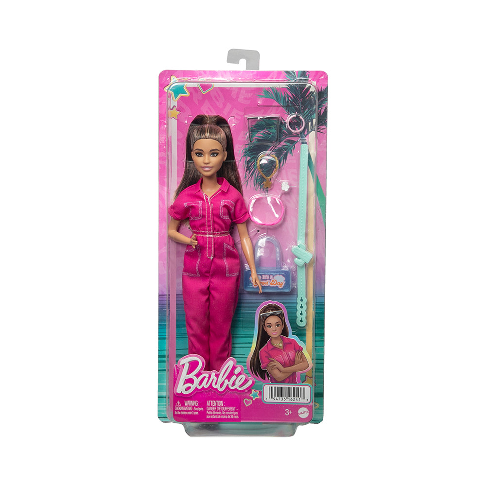 Barbie Day & Play Fashion Pink Boiler Suit Doll