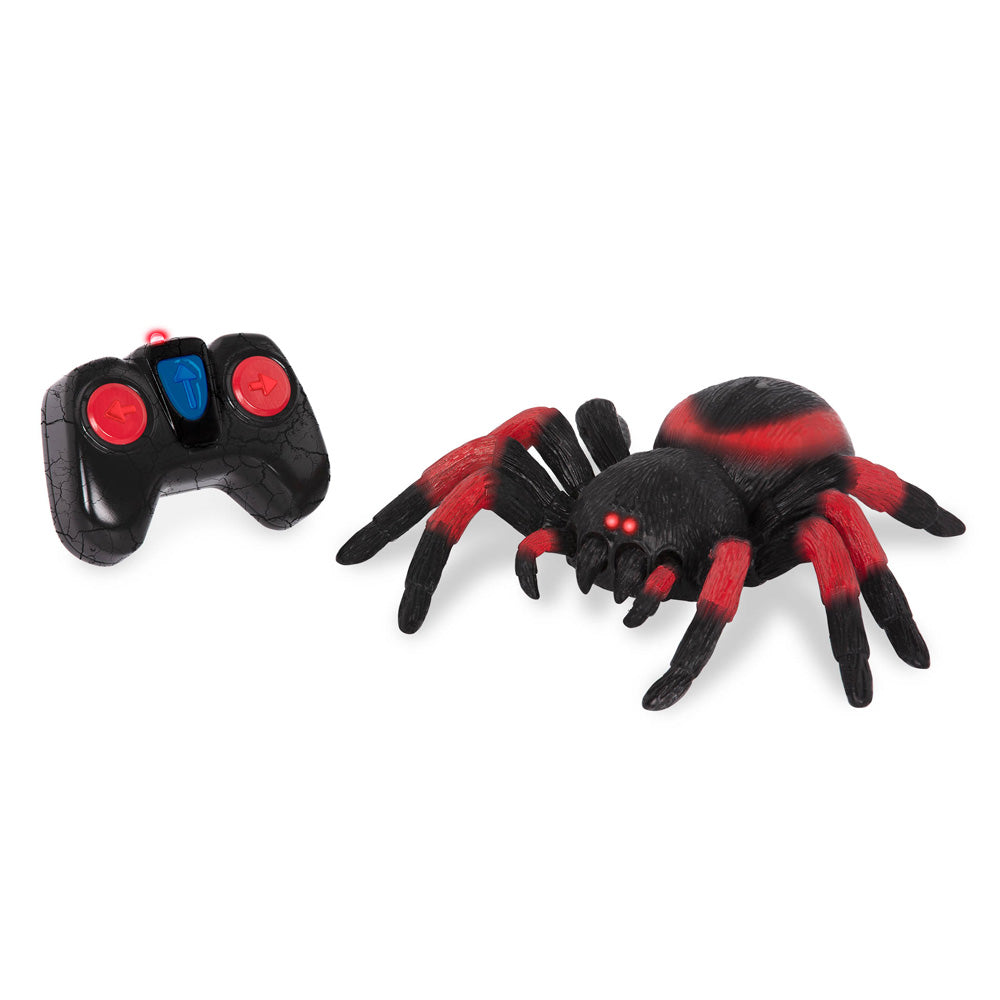 Remote Control 11 2CH Scary Creepy Soft Plush Spider Infrared RC