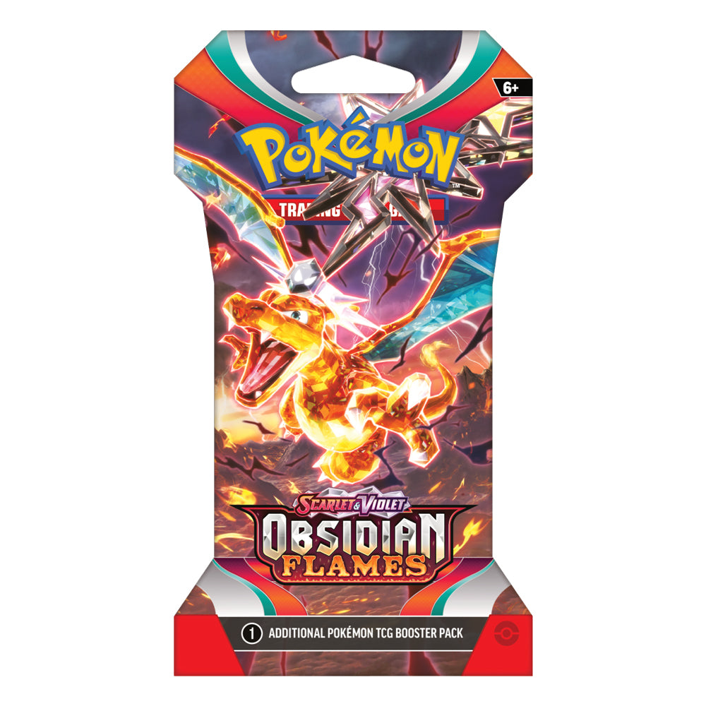 Pokémon TCG: Scarlet & Violet Obsidian Flames Sleeved Booster ...