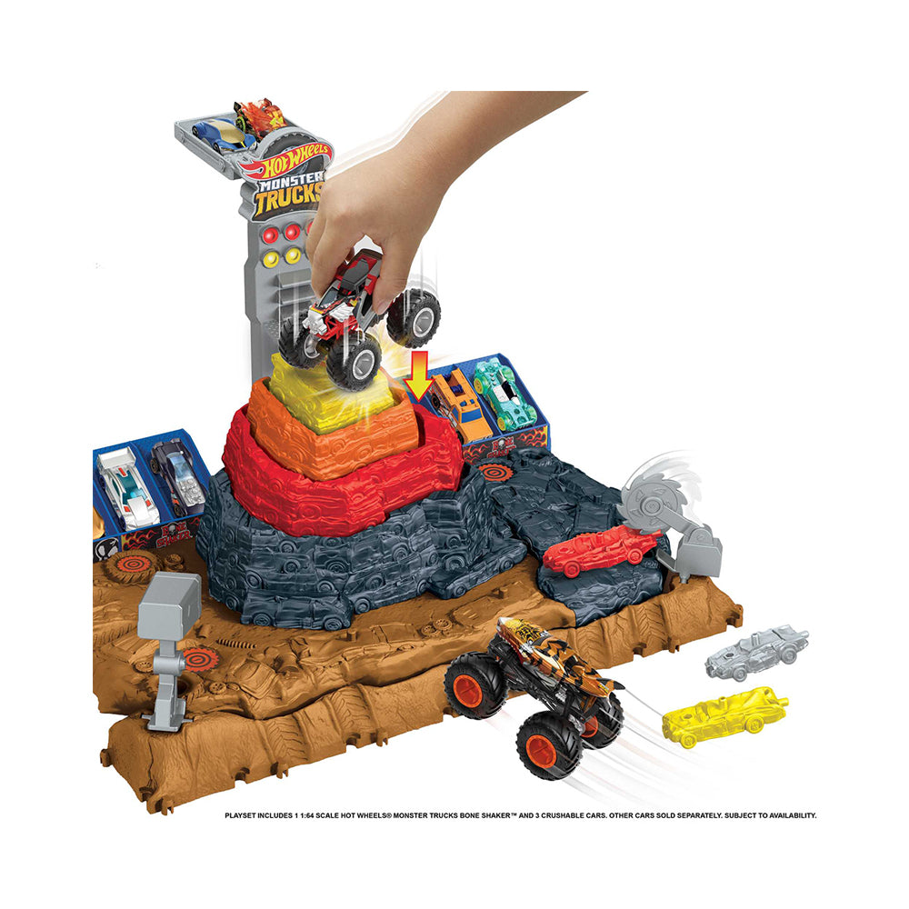 Hot Wheels Monster Truck Arena Smashers Bone Shaker