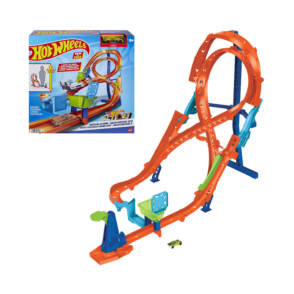 Hot Wheels Action Figure 8 Jump Playset