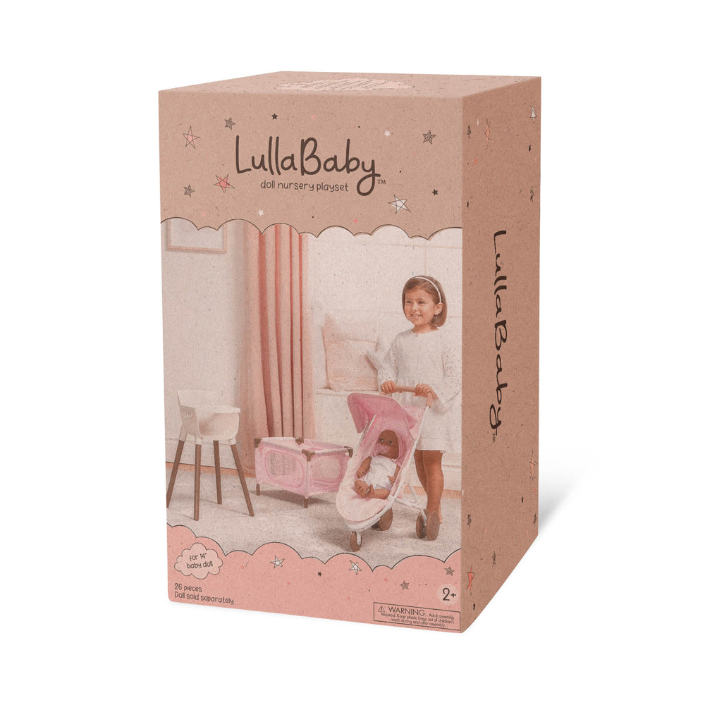 LullaBaby 14" Baby Doll 3-Piece Accessory Set