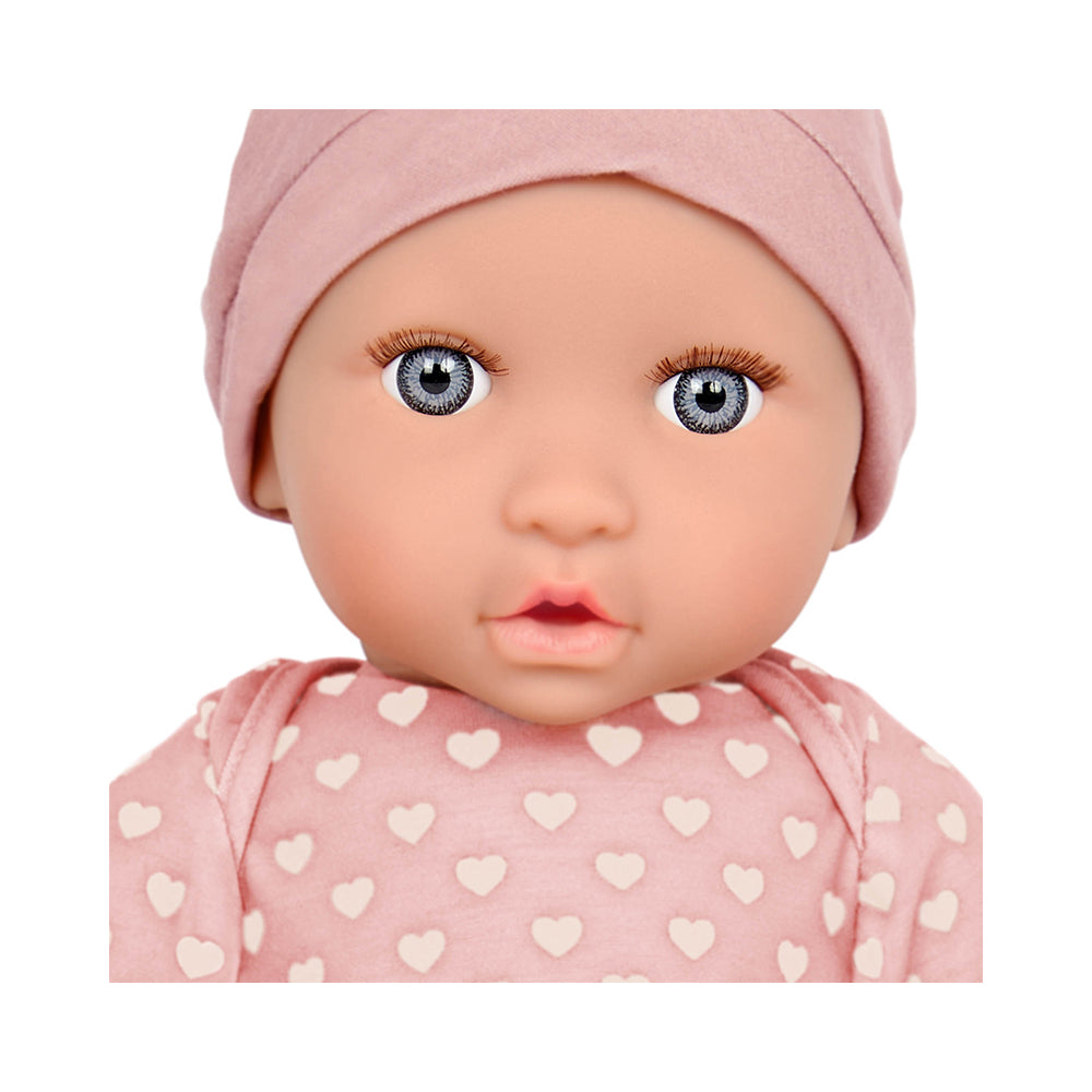 LullaBaby 14" Baby Doll with PJs & Pink Hat