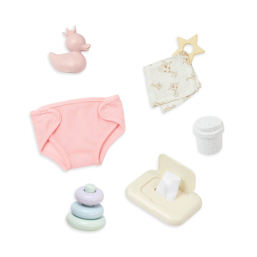 LullaBaby 14" Baby Doll Newborn Accessory Set