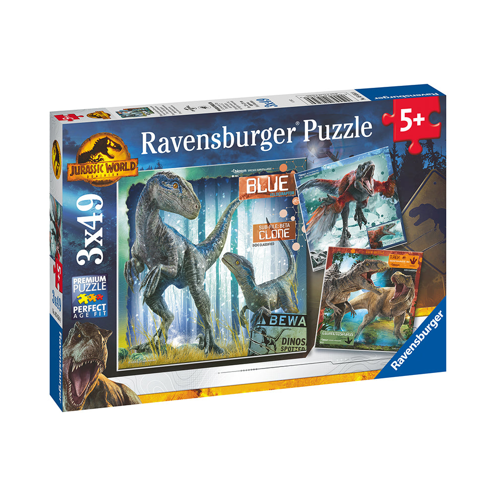 Ravensburger Jurassic World: Dominion 3 x 49pc Puzzles