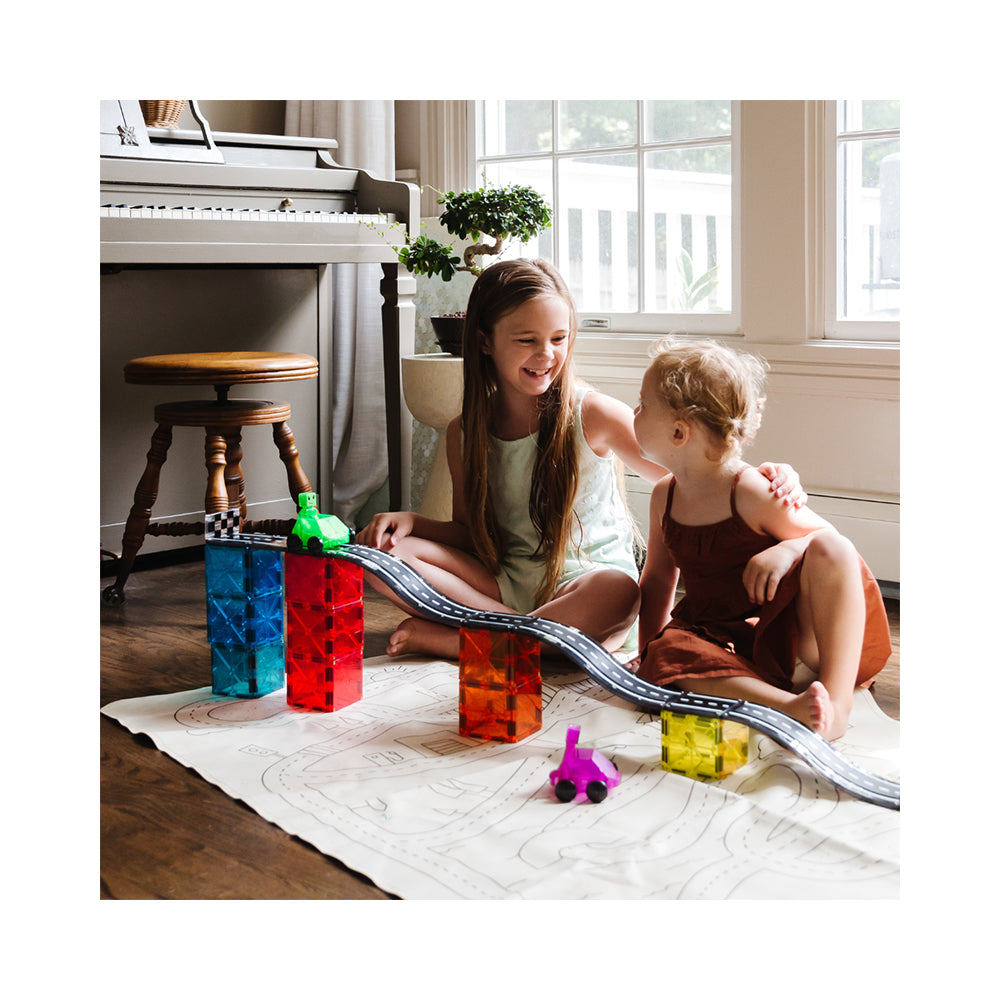 MAGNA-TILES Downhill Duo 40-Piece Magnetic Construction Set, The ORIGINAL Magnetic Building Brand