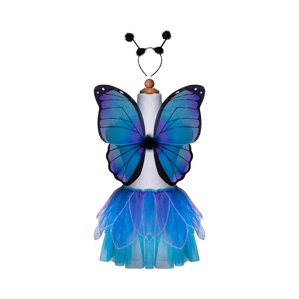 Midnight Butterfly Tutu With Wings & HB, Size 4-6