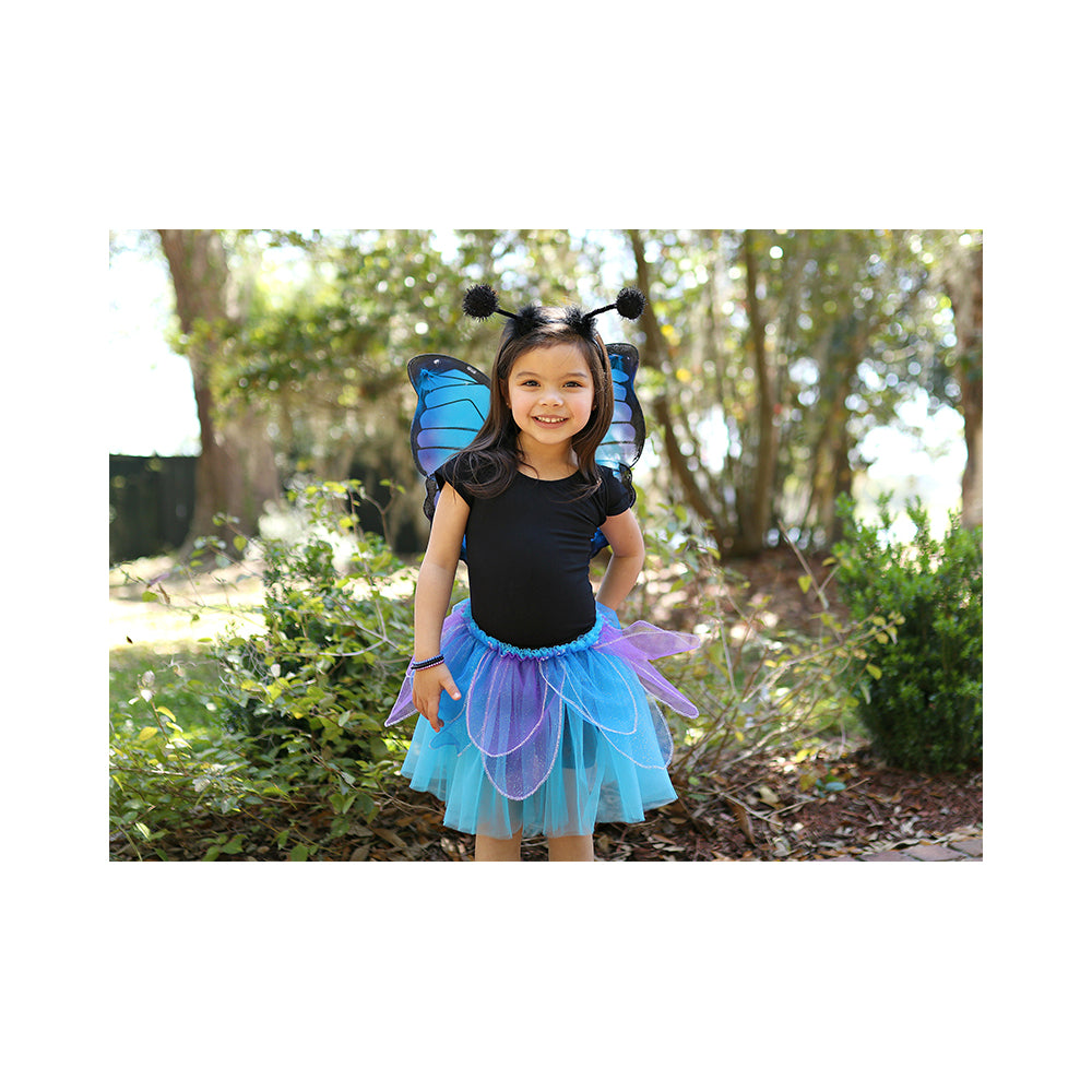 Midnight Butterfly Tutu With Wings & HB, Size 4-6