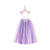 Rainbow Unicorn Cape & Headband, Multi, Size 4-6