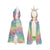 Rainbow Reversible Unicorn Dragon Cape, Size 5-6