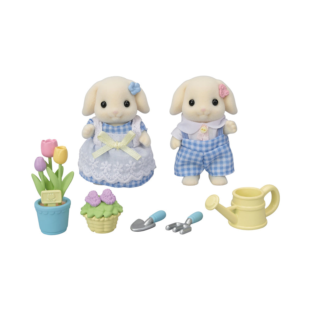 Calico Blossom Gardening Set - Flora Rabbit Sister & Brother