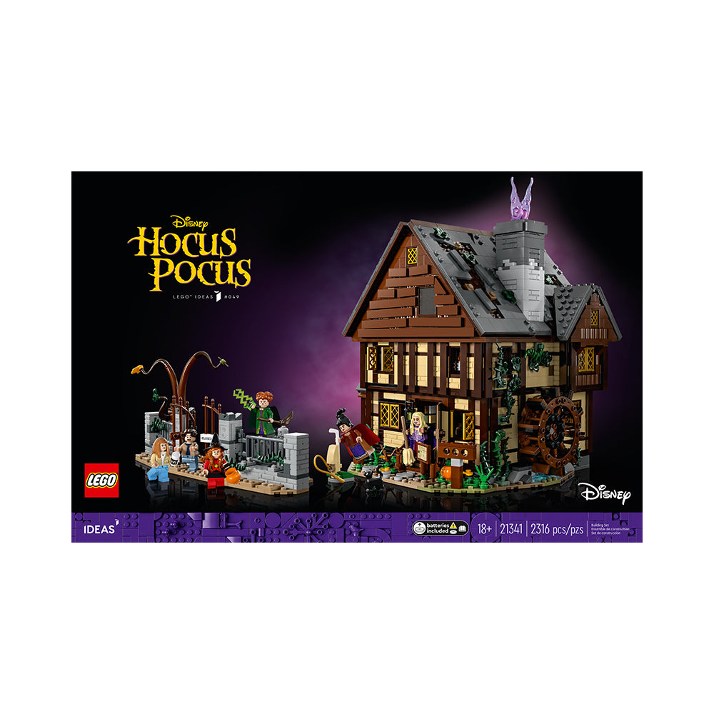 LEGO Ideas Disney Hocus Pocus: The Sanderson Sisters' Cottage 21341 (2,316 Pieces)