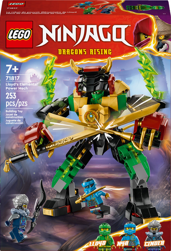 LEGO NINJAGO Lloyd’s Elemental Power Ninja 71817