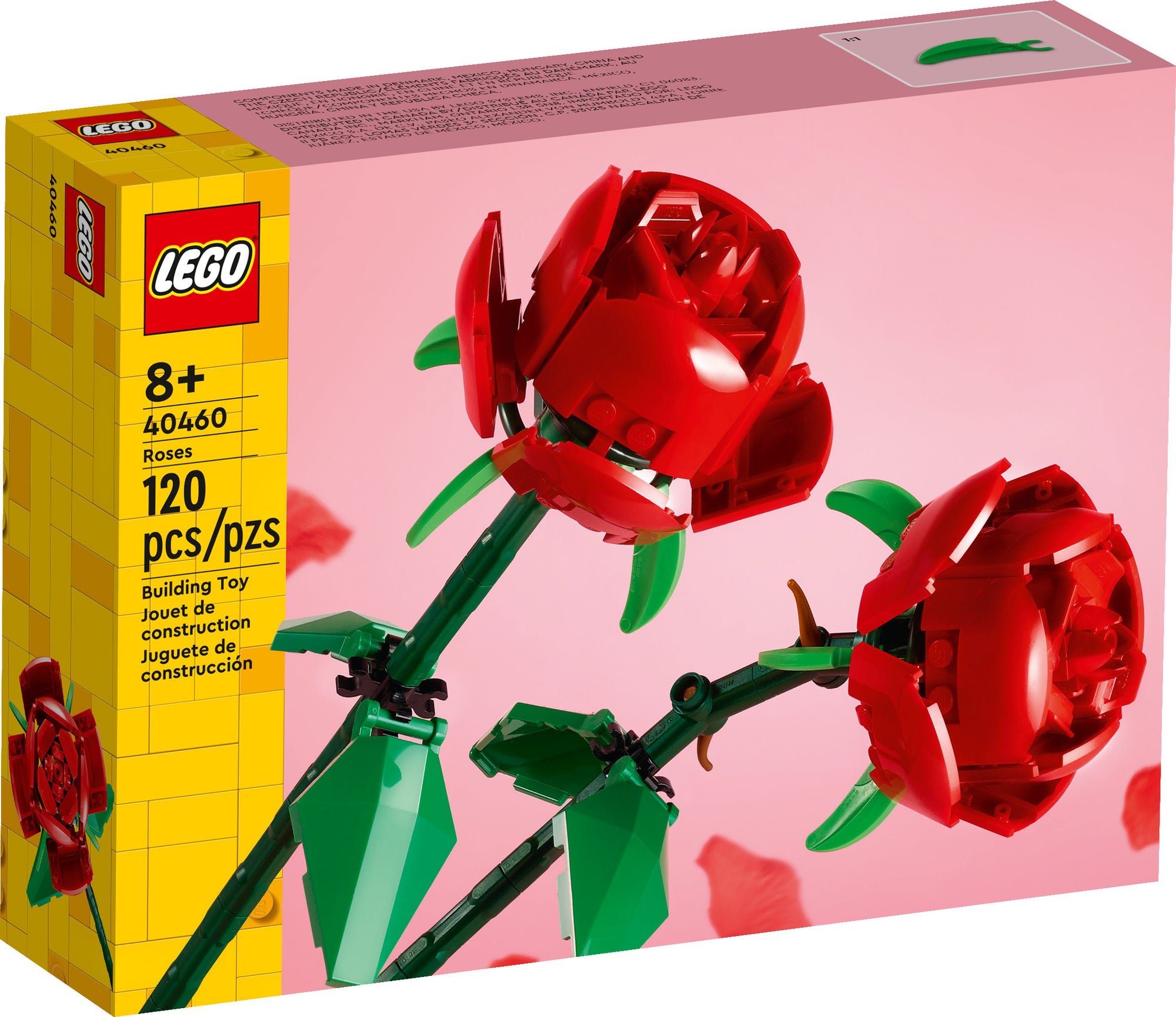 LEGO Roses 40460 Building Kit (120 Pieces)