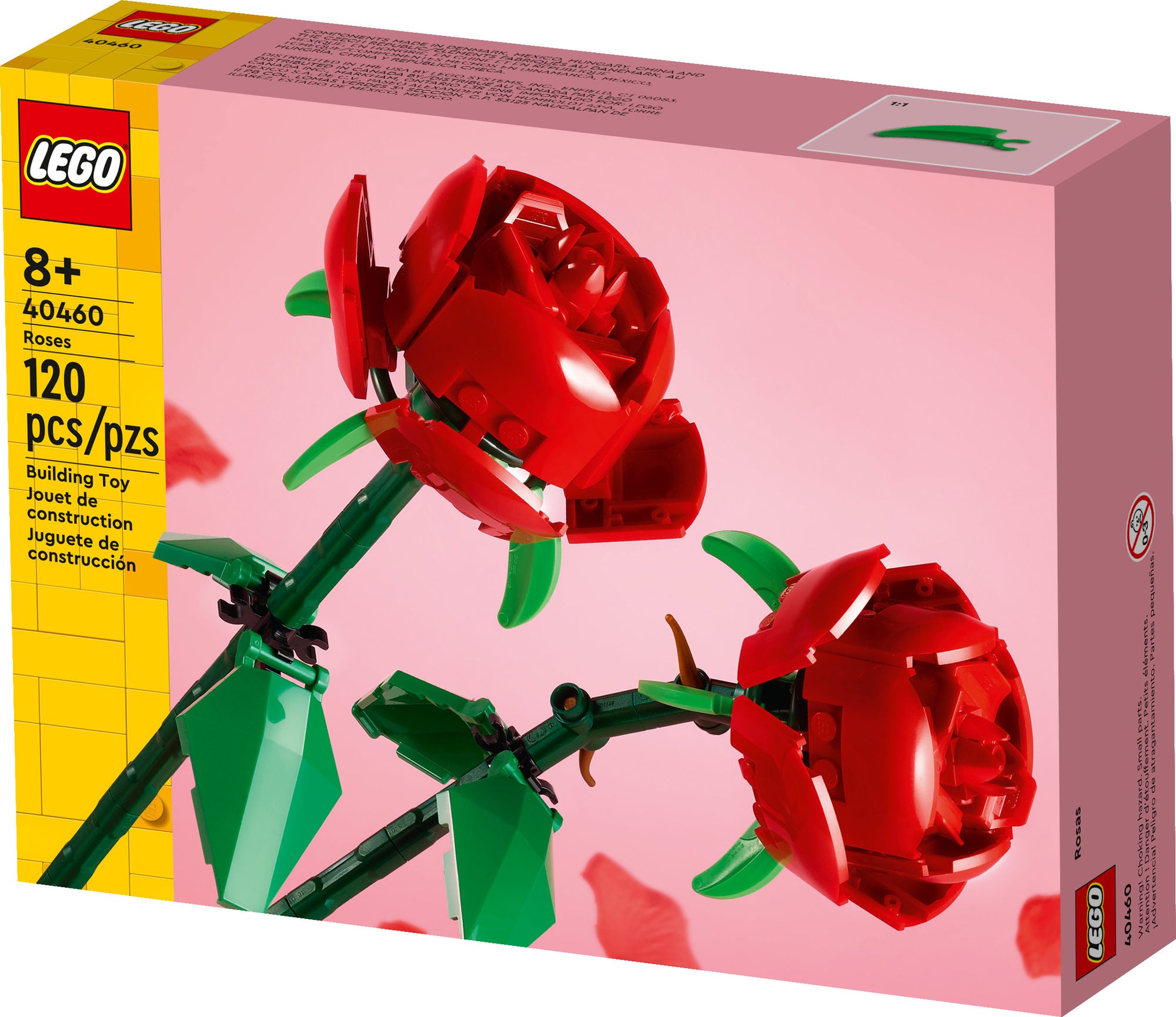 LEGO Roses 40460 Building Kit (120 Pieces)