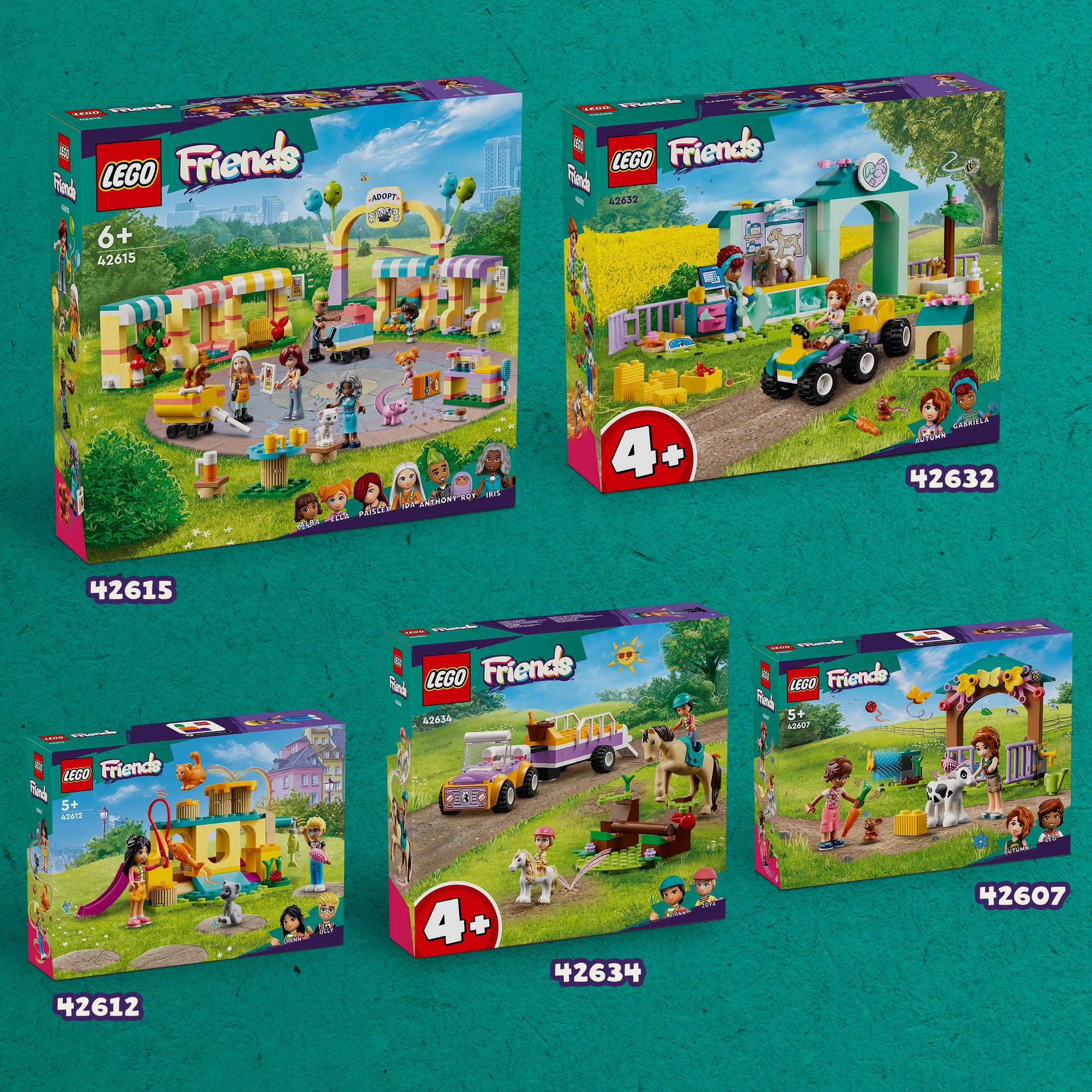 LEGO® Friends Farm Animal Sanctuary Toy 42617