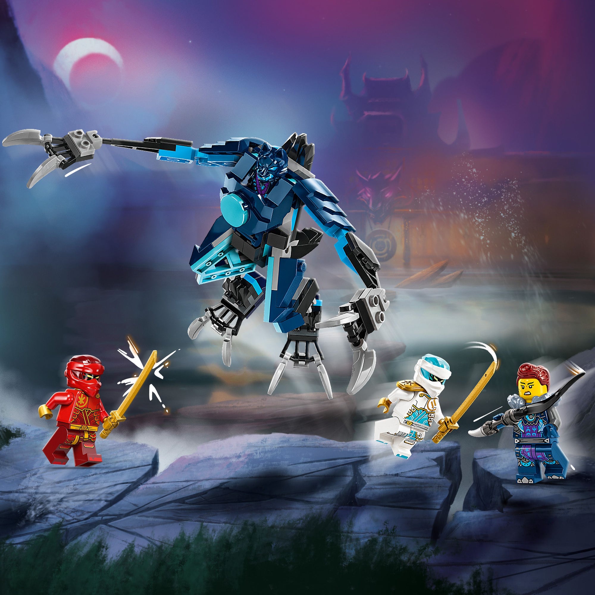 LEGO NINJAGO Kai’s Elemental Fire Mech Action Figure 71808