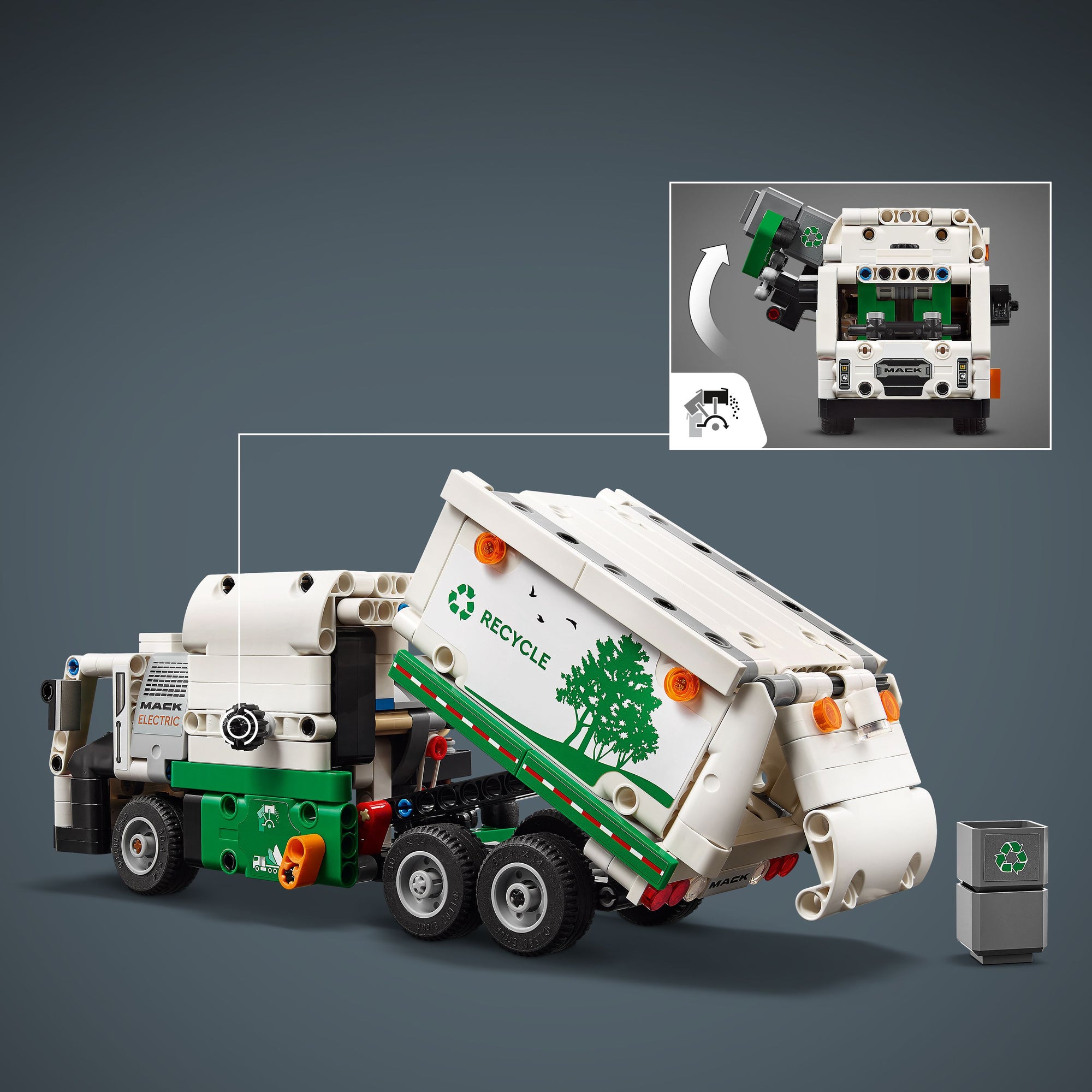 LEGO Technic Mack LR Electric Garbage Truck 42167