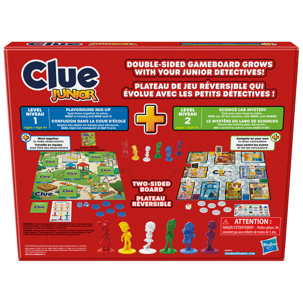 Clue Junior Game, 2-Sided Gameboard, 2 Games in 1 | Mastermind Toys