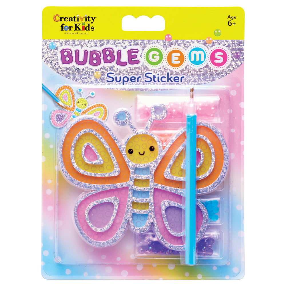 Bubble Gems  Super Sticker Butterfly