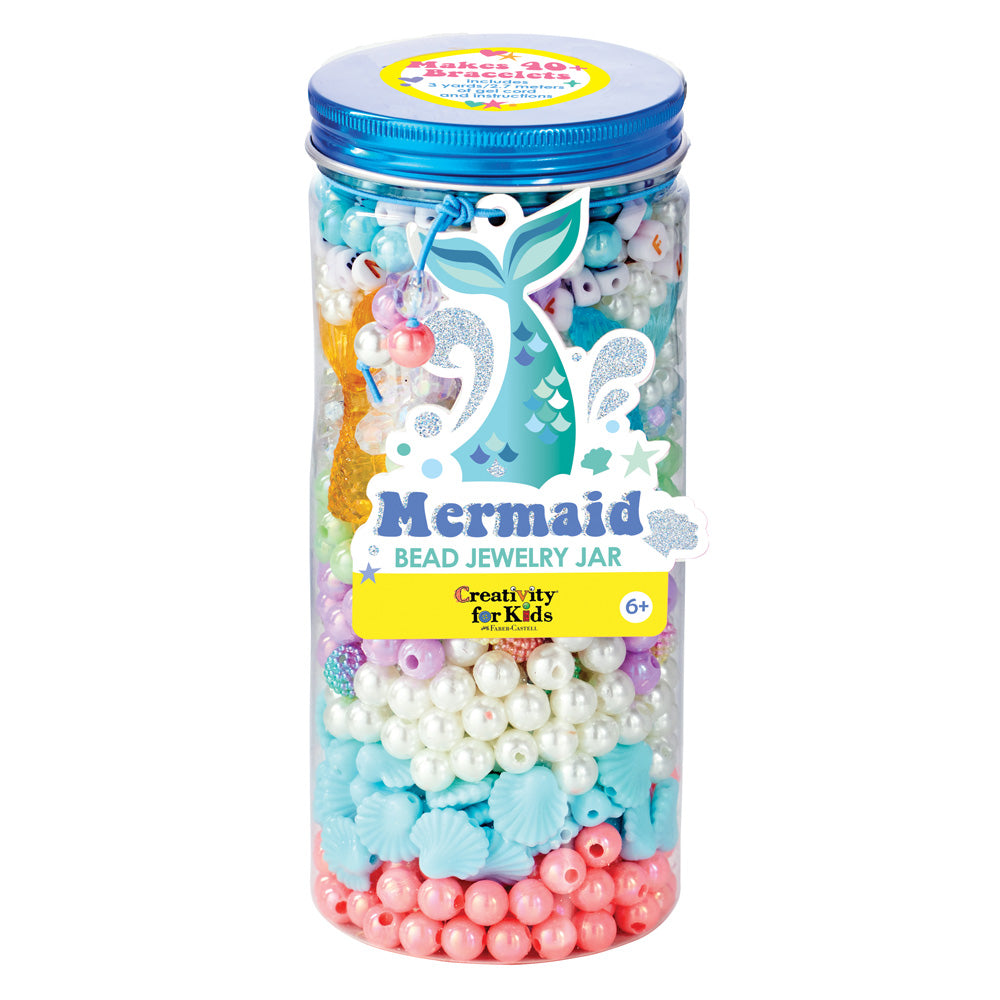 Bead Jewelry Jar Mermaid