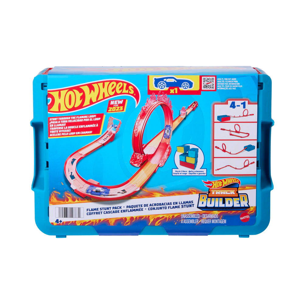 Hot Wheels Track Builder Flame Stunt Pack